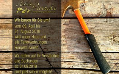 Wir bauen für Sie um