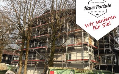 Wir nutzen die Zeit und sanieren für Sie…